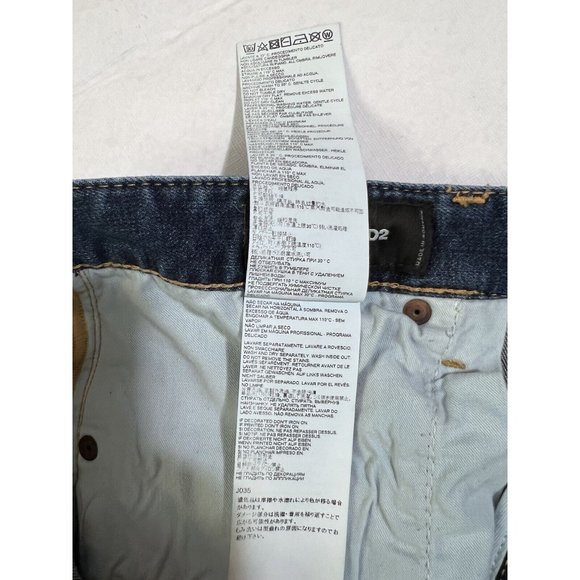 DSQUARED2 Mens Slim Jean Jeans IT48 W34 Blue Denim S74LB0565S30664470 NWT - Picture 15 of 16